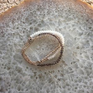 Beaded stretch bracelets